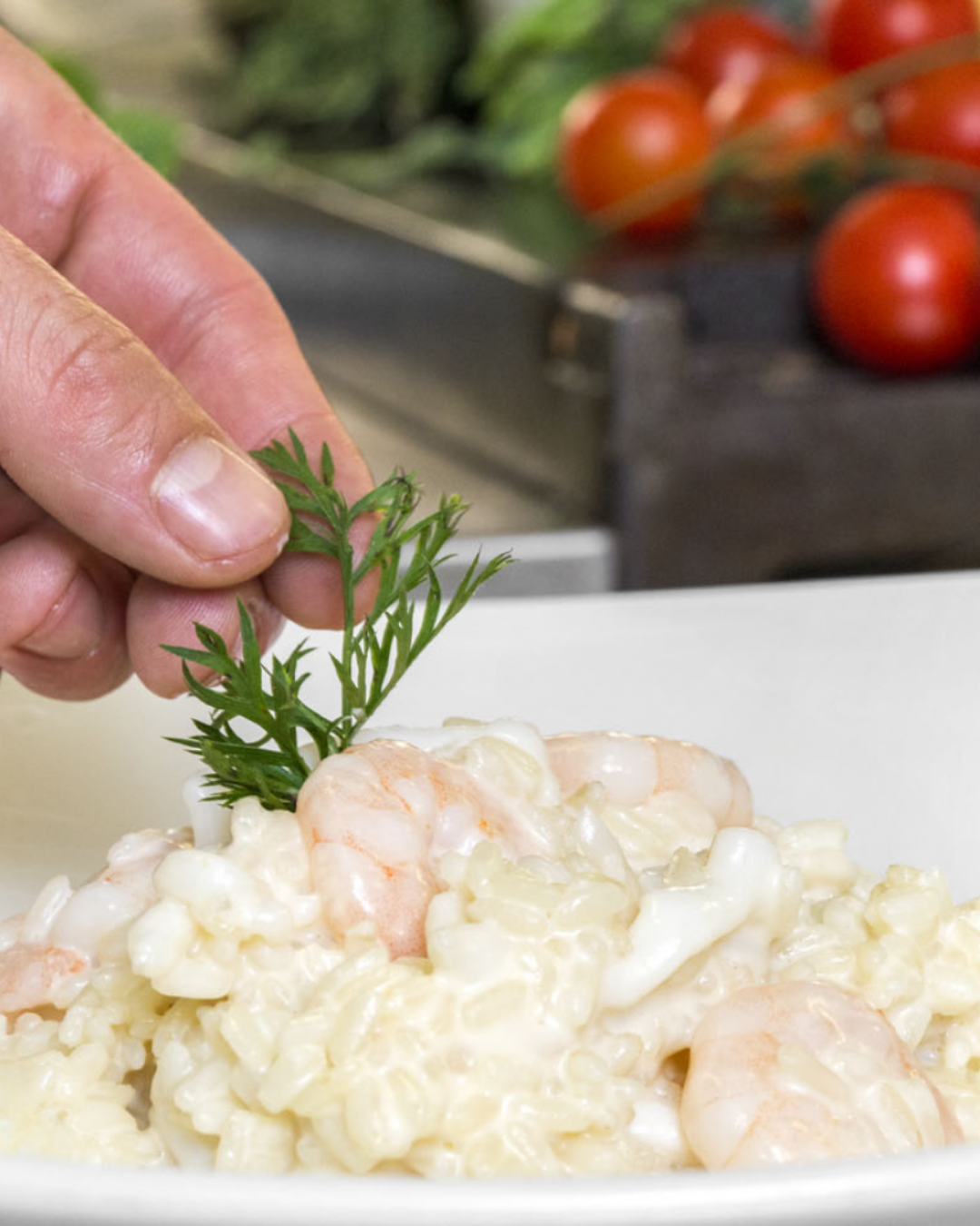 Risotto bianco di mare - Ristorante Alcide Poggibonsi